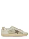 Golden Goose Vintage-inspired White Sneakers With Star Detail In Neutral