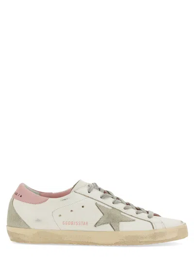 Golden Goose Deluxe Brand Women Super Star Leather Sneakers With Side Logo In Multi