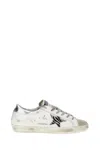 Golden Goose Zebra-printed Suede Toe Sneakers With Laminated Heel In Neutral