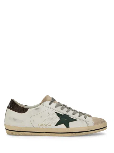Golden Goose Signature Star Patch Sneakers In White