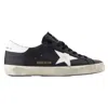 Golden Goose Super Star Sneakers -  Deluxe Brand - Leather - Black In Black