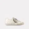 Golden Goose White Leather Super Star Sneakers In White