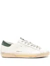 Golden Goose Super Star Leather Upper Toe And Tongue Suede Heel Sneakers Grey