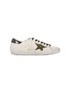 Golden Goose Men White Leather Super-star Sneakers In White