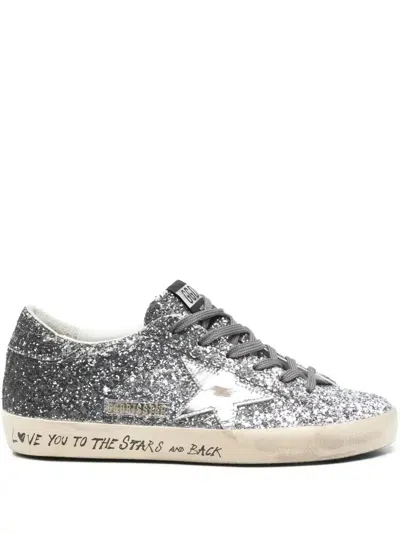 GOLDEN GOOSE SUPER-STAR SNEAKERS - WOMEN'S - POLYURETHANE/CALF LEATHER/FABRICPOLYURETHANERUBBER