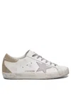 Golden Goose Deluxe Brand White Leather Super Star Classic Sneakers In White