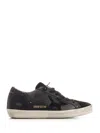 Golden Goose Deluxe Brand Women Super-star Classic With List Low-top Sneakers With Suede Inserts And