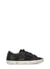 Golden Goose Deluxe Brand Women Super-star Classic With List Low-top Sneakers With Suede Inserts And In Black