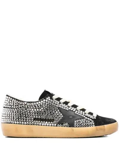 Golden Goose Super-star Sneakers In Black
