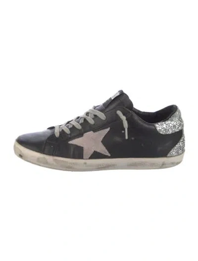 Pre-owned Golden Goose Super Star Sneakers In Black