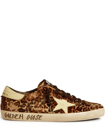 Golden Goose Super Star Sneakers In Brown