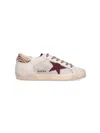 Golden Goose Super-star Distressed Sneakers In Gray