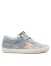 Golden Goose Grey Suede Super-star Low-top Sneaker In Grey