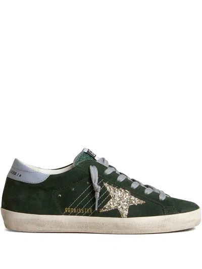Golden Goose Super Star Sneakers In Grün