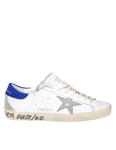 GOLDEN GOOSE GOLDEN GOOSE SUPER STAR SNEAKERS IN WHITE LEATHER