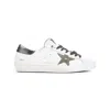 Golden Goose Men White Leather Super-star Sneakers In White