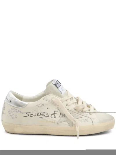 Golden Goose Woman Sneakers Off White Size 9 Soft Leather