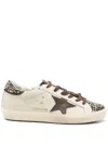 Golden Goose Super Star Leather Upper And Star S In Neutral