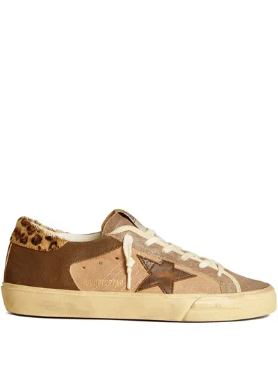 Golden Goose Super Star Sneakers In Nude