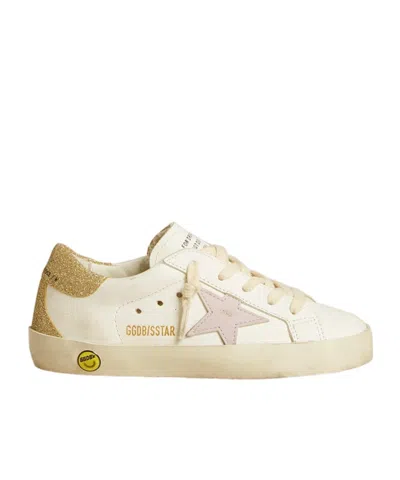 Golden Goose Super-star Sneakers In Nude