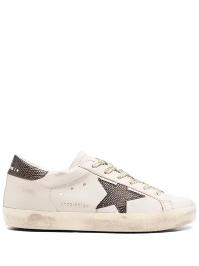 Golden Goose Super Star Sneakers In Nude