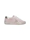Golden Goose Super Star Suede Upper Laminated St In Pink