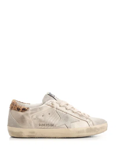 Golden Goose Super Star Sneakers In Platin Ice Beige