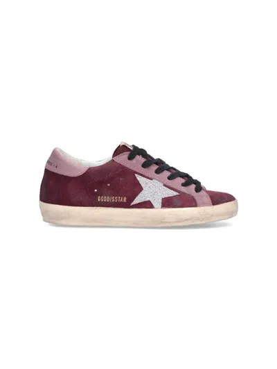 Golden Goose "super-star" Sneakers In Red