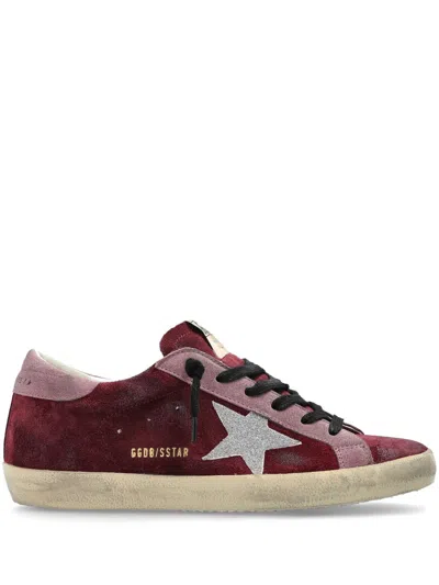 Golden Goose Super-star Sneakers In Red