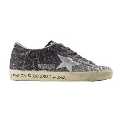 Golden Goose Super Star Sneakers In Silver