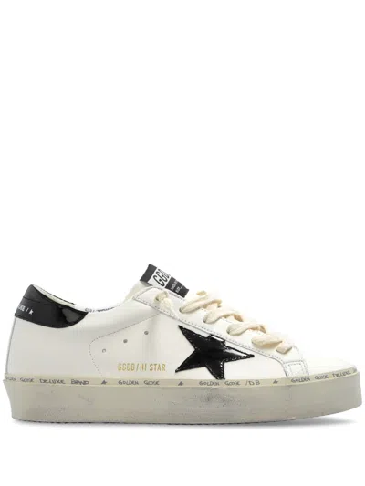 Golden Goose Hi Star Leather Low-top Sneakers In White