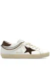 Golden Goose Db Super Star Sneakers White Brown In Weiss
