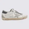 Golden Goose White Low Top Sneakers With Star Patch In Vintage Leather Woman In White