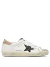 Golden Goose Superstar Leathere Upper Glitter Star Sneaker In Neutral