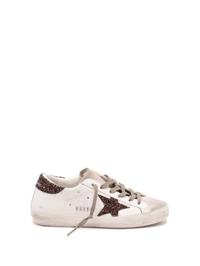 Golden Goose Deluxe Brand Women Super Star Leather Sneakers In Neutral