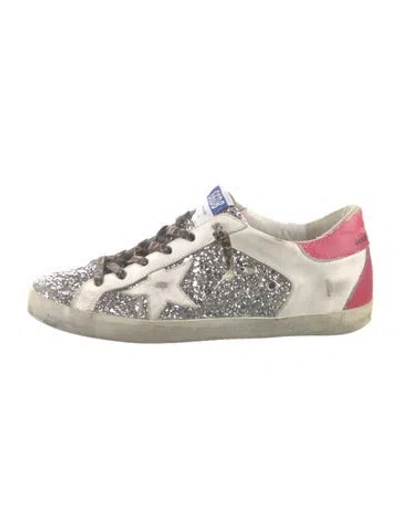 Pre-owned Golden Goose Super Star Sneakers In White