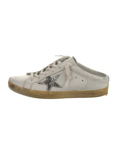 Pre-owned Golden Goose Super Star Sneakers In White