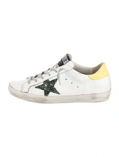 Pre-owned Golden Goose Super Star Sneakers In White