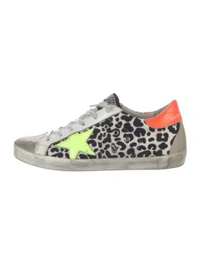 Pre-owned Golden Goose Super Star Sneakers In White