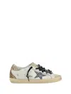 Golden Goose Leather Super-star Sneakers In White