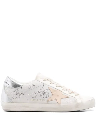 Golden Goose Super-star Sneakers In White