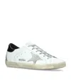 Golden Goose Superstar Sneakers In White Leather In White