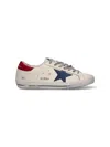 Golden Goose Superstar Multicolor Low Top Sneakers With Logo Patch On The Tongue And Contrasting Heel With Logo L In White