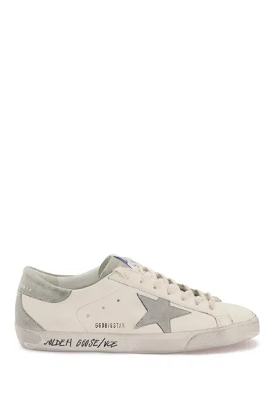 Golden Goose Super Star Trainers In White/ice/grey (white)