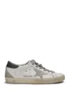 Golden Goose White Low Top Sneakers With Star Patch In Vintage Leather Woman In White