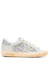 Golden Goose Star Design Suede And Glitter Sneakers In Multi