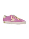 Golden Goose Super-star Suede Lace-up Sneakers In Pink
