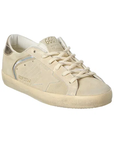 Golden Goose Super Star Suede Sneaker In Black