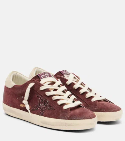 Golden Goose Super Star Suede Sneakers In Multi