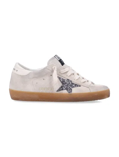 Golden Goose Super Star Suede Sneakers In Neutral